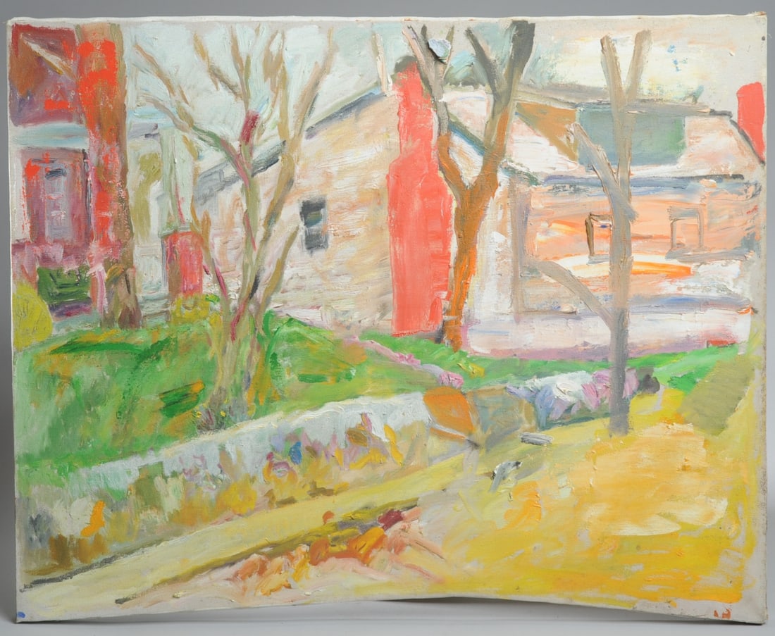 Ted Turner (American 1922-2002) Oil on Canvas (1 of 5)