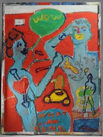 Ted Turner (American, 1922 - 2002) Acrylic