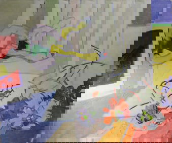 Sally Turner (American, 20th C.) Oil on Canvas