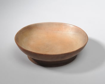 Old Toraja Wood Bowl w/ Bugis Lontara Inscription