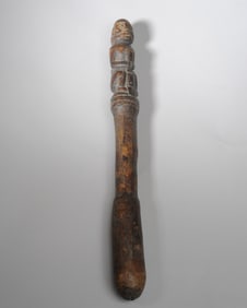 Indonesian Carved Wood Pestle, Lombok