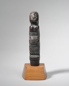 Indonesian Betel Nut Knife Handle, Pregnant Woman
