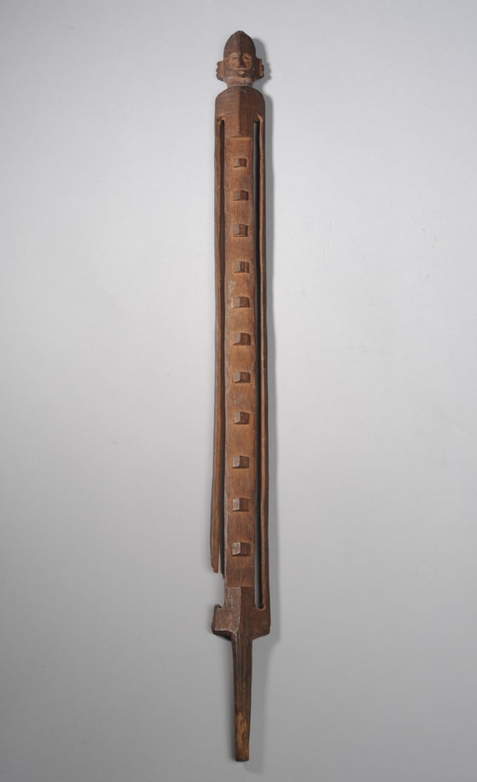 Dayak Bahau Carved Wood Figure (1 of 6)