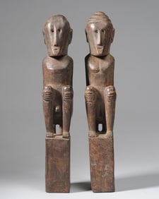 Pair Flores Ana Deo Ancestor Figures, Indonesia