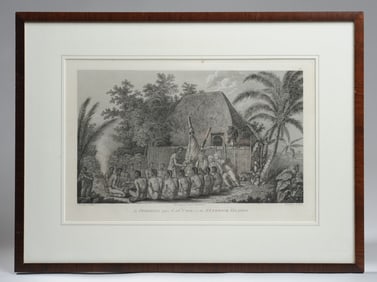 An Offering Before Cap. Cook, Sandwich Islands