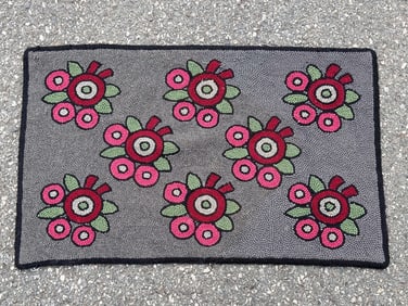 Vintage or Antique Hooked Rug