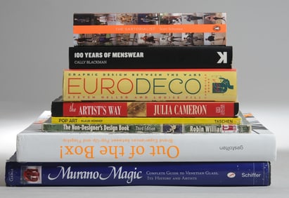 Mixed Book Grouping, Art, Design, Fashion