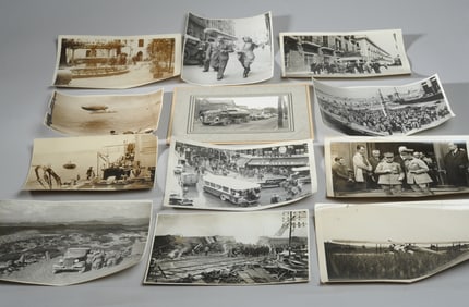 Photo Lot, Charles Lindbergh, WW2, Train Wreck +