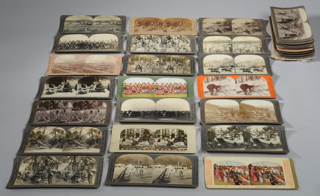 Stereoview Cards Asia, Military, Native American+ (1 of 20)