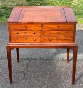 English Victorian Slant Front Desk