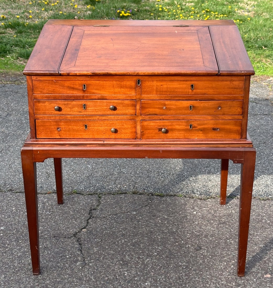 English Victorian Slant Front Desk (1 of 16)