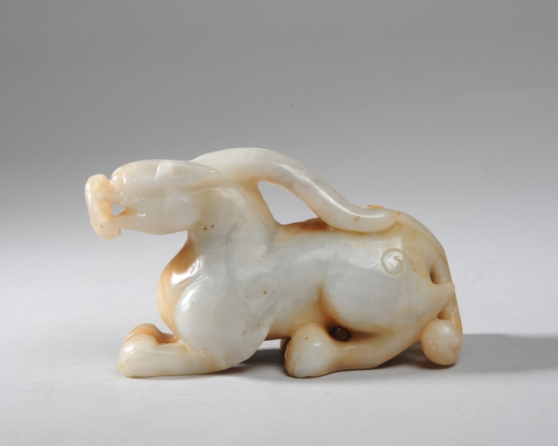 Chinese Hardstone Carving, Mythical Beast (1 of 4)