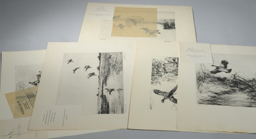 Five Talio Crome Sporting Art Reprints