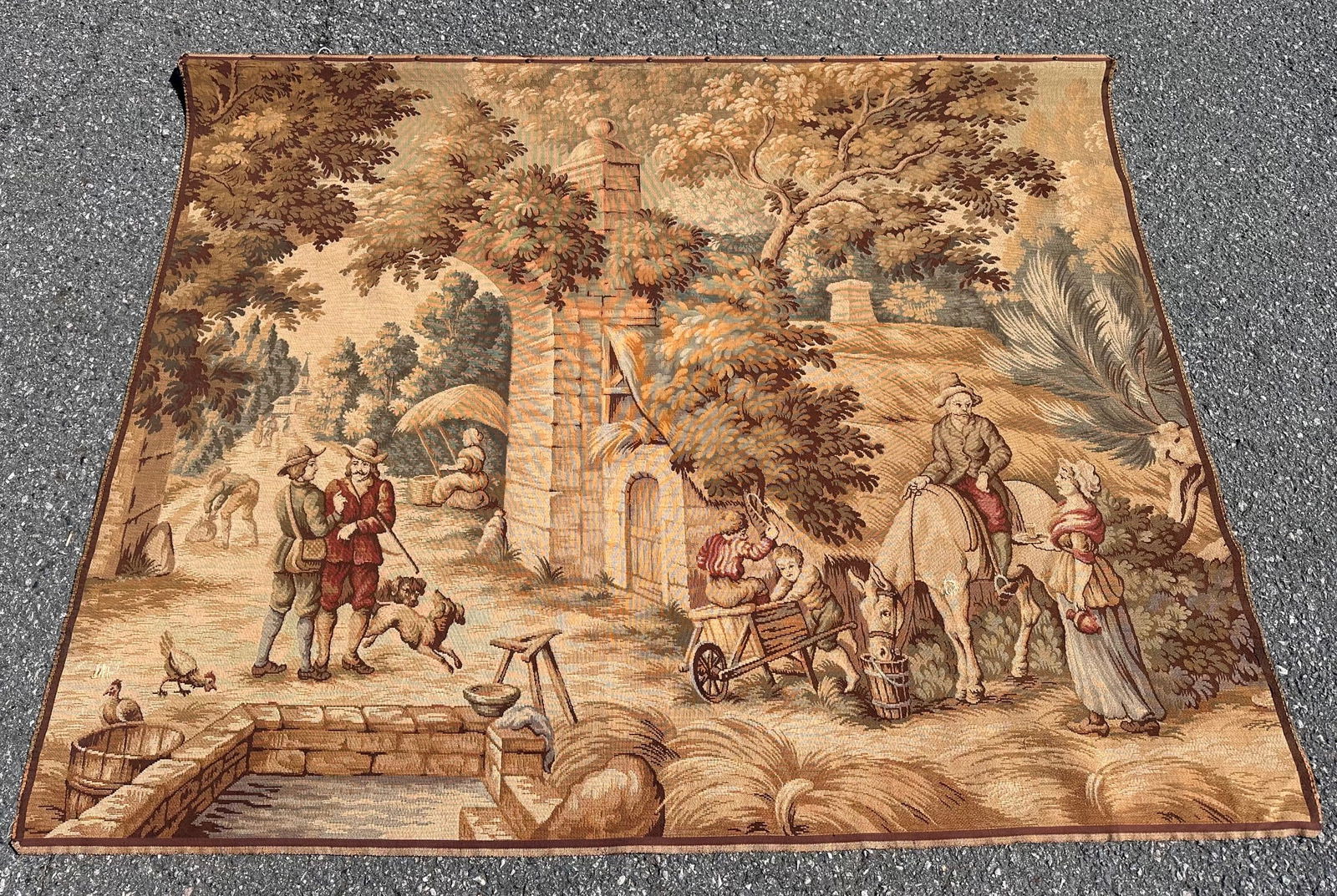 Continental Style Jacquard-Woven Tapestry (1 of 7)