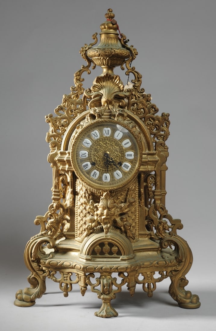 Les Classiques Brass Mantel Clock (1 of 5)