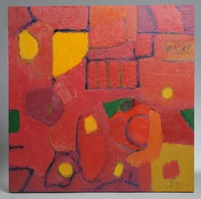 Jan Carl ter Weele (1935 - 2022) Oil on Panel