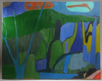 Jan Carl ter Weele (1935 - 2022) Oil on Canvas