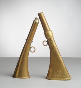 Antique Brass Coach or Hunting Horns