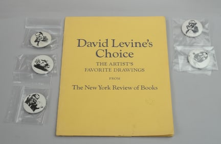 David Levine Portfolio and Five Buttons