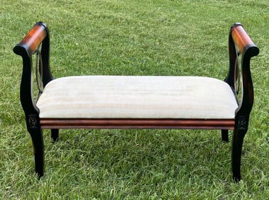 20th C. Regency Style Vanity Bench