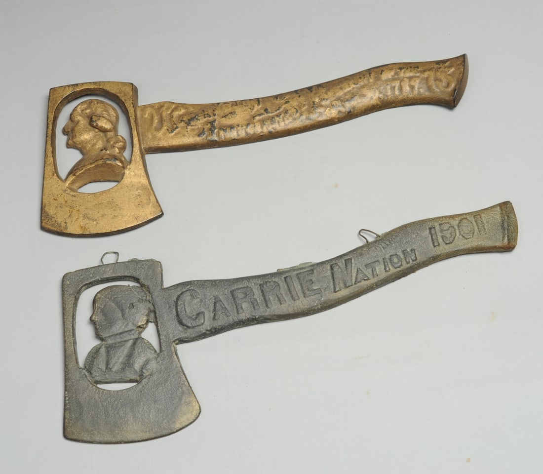 Carrie Nation George Washington Cast Iron Hatchets (1 of 6)