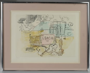 Raoul Dufy "Hommage a Bach" Numbered Print