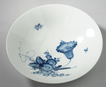 Vintage Royal Copenhagen 11.75" Blue Flower Bowl