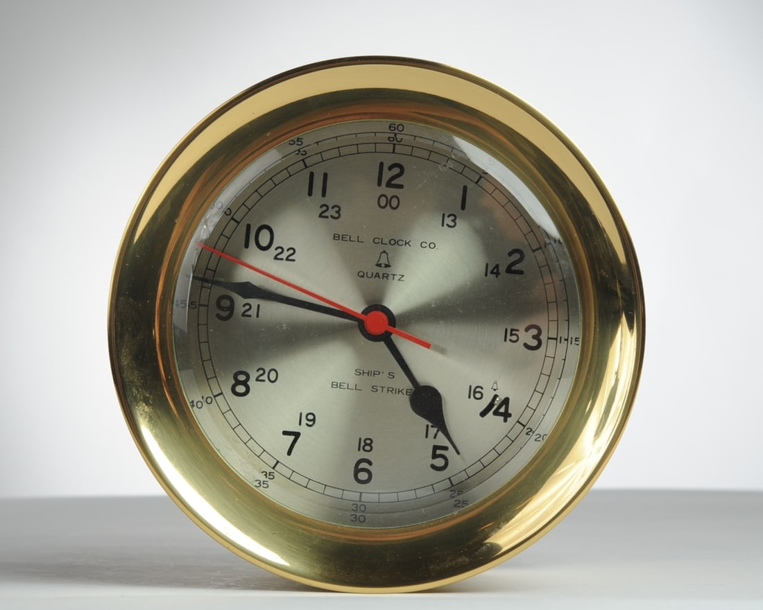 Bell Clock Co. Quartz Ship's Clock (1 of 3)