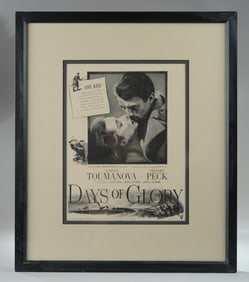 Two Vintage Life Magazine Film Advertisements