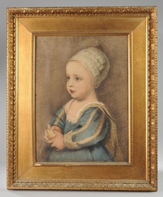 Framed Print of Infant King James after Van Dyck