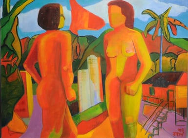 Jan Carl ter Weele (1935 - 2022) Oil on Canvas