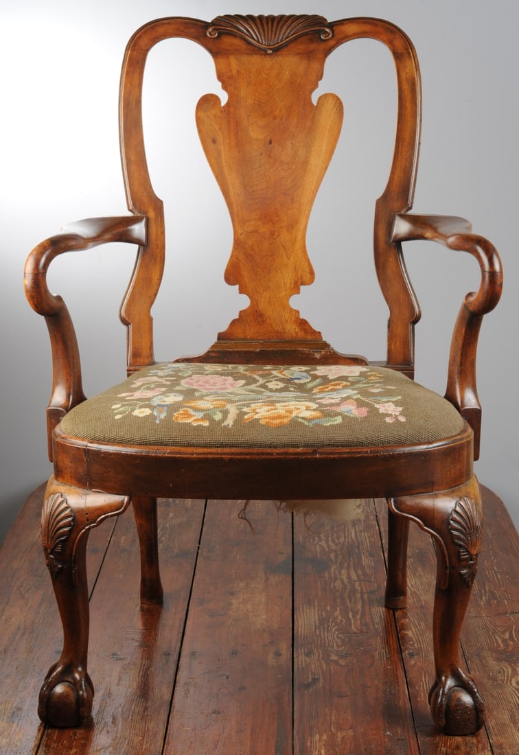 English Late Baroque Arm Chair (1 of 9)