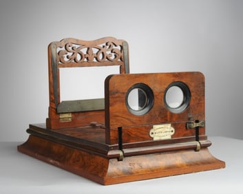 19th C. Debitte & Herve French Stereoscope Viewer