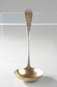 Sterling Silver Ladle with Gold Washed Bowl