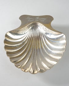 Tiffany & Co. Sterling Footed Shell Candy Dish