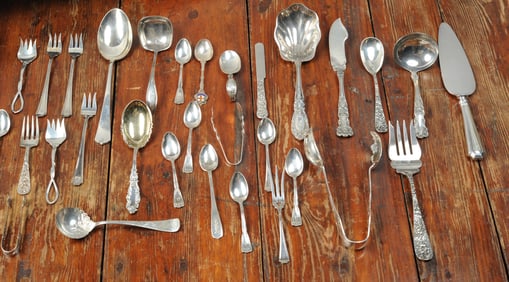 Mixed Grouping Sterling Silver Flatware