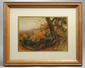 W. Lewis, 19th C. Landscape Oil Painting