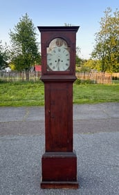 Early 19th C. Tall Case Clock, Possibly Shaker