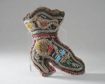Native American Beaded Boot-Form Whimsy