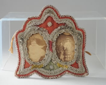Native American Beaded Whimsy / Picture Frame