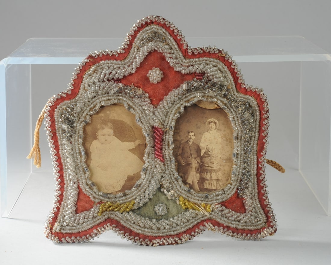 Native American Beaded Whimsy / Picture Frame (1 of 3)