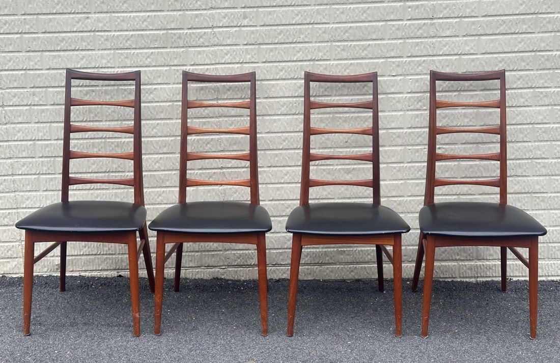 4 Neils Koefoed Mid Century Modern Dinning Chairs (1 of 18)