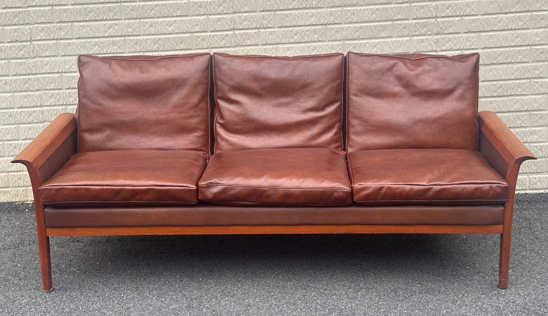 Vatne Mobler Norway Leather Couch / Sofa (1 of 8)