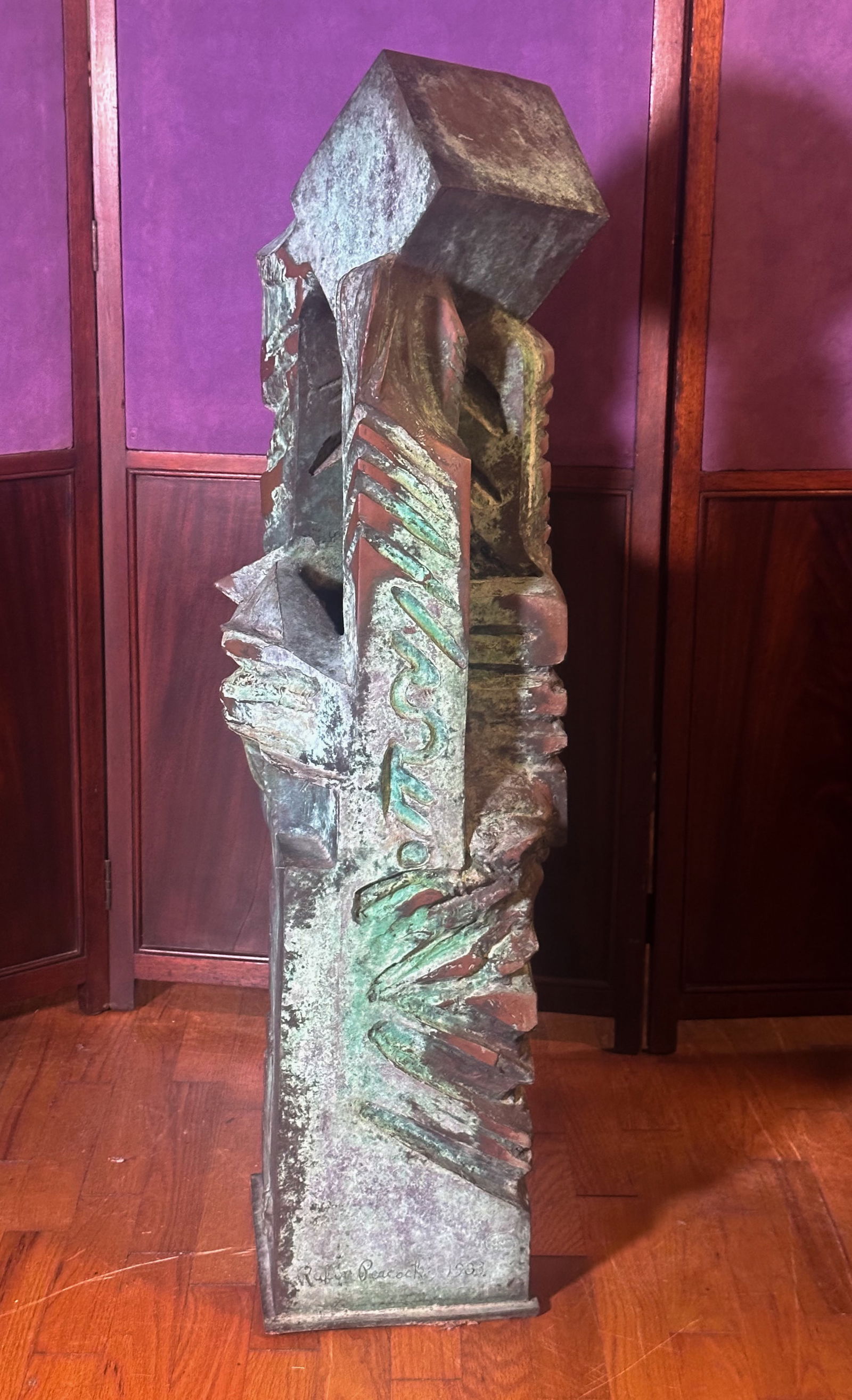 Rubin Peacock (b. 1941) Bronze Memorial Sculpture (1 of 12)