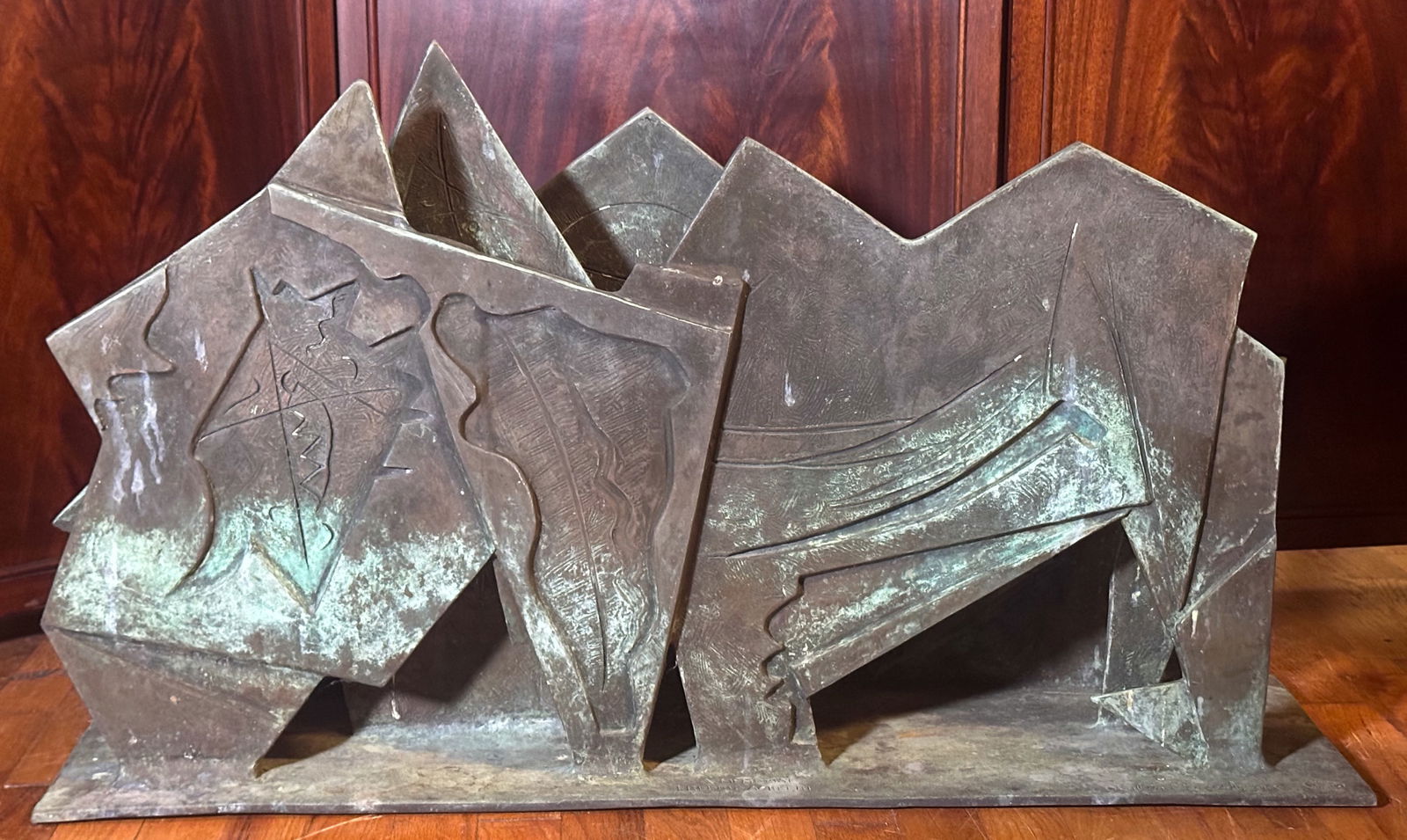 Rubin Peacock (b. 1941) Bronze Memorial Sculpture (1 of 8)