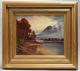 Oil Painting, Loch Katrine, Scotland