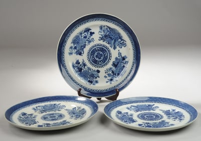 18th - e.19th C. "Fitzhugh" Chinese Export Plates