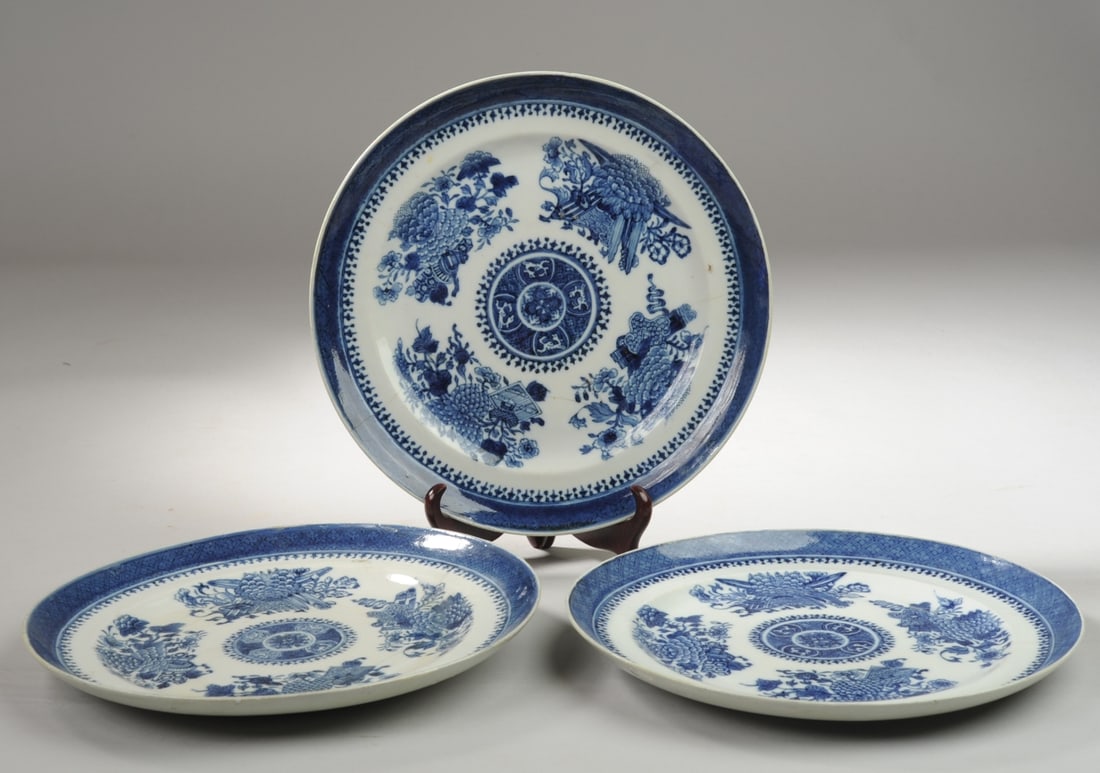 18th - e.19th C. "Fitzhugh" Chinese Export Plates (1 of 5)