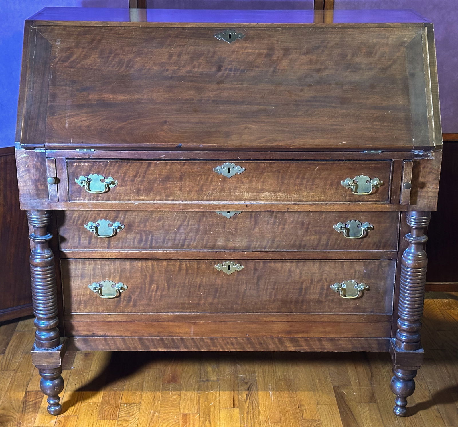 19th C. Tidewater Virginia Slant Front Desk (1 of 14)