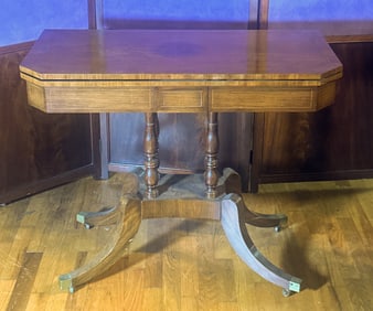 Antique Regency Style English Games Table